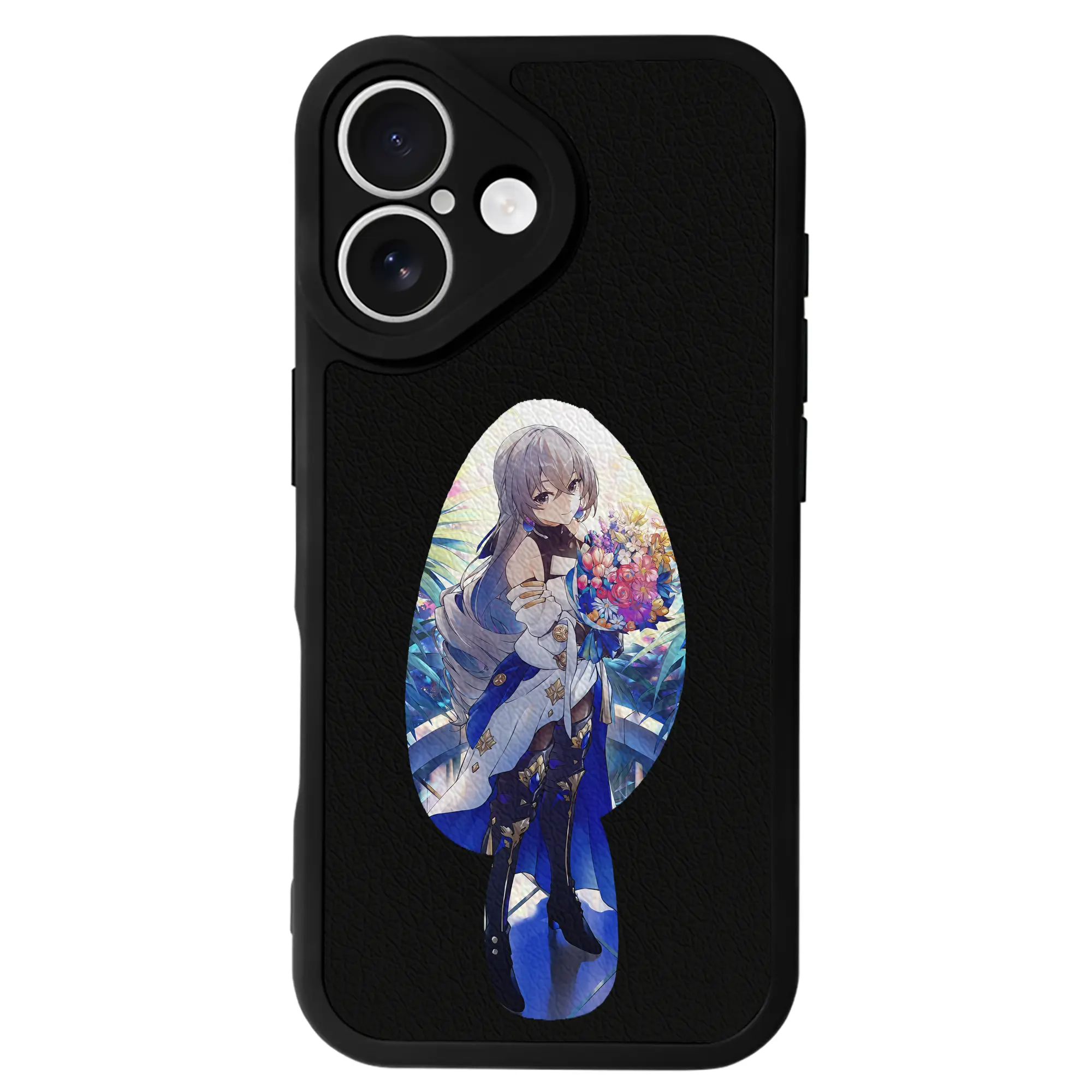 崩壊：スターレイル グッズ ブローニャ - IPhone 16シリーズ対応 ・ シリコンスマホケース ・ レザー調 ・ 高精度フィット ・ 耐衝撃 ・ ワイヤレス充電対応 ・ 精密カット